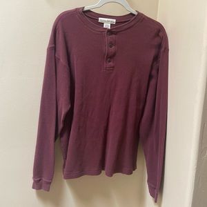 Banana Republic - Men’s Long sleeve pull over shirt